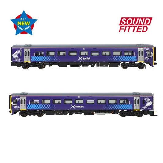 Graham Farish 371-851ASF Class 158 2-Car DMU 158729 ScotRail Saltire N Gauge