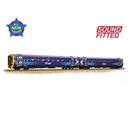 Graham Farish 371-851SF Class 158 2-Car DMU 158711 ScotRail Saltire N Gauge