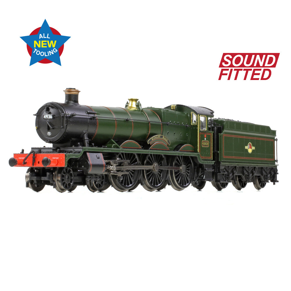 Graham Farish 372-011SF GWRb4936 Kinlet Hall BR Lined Green (Late Crest) SF N