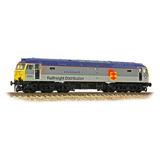 Graham Farish 372-263 Class 47/4 47555 'The Commonwealth Spirit' BR RF Dist Euro