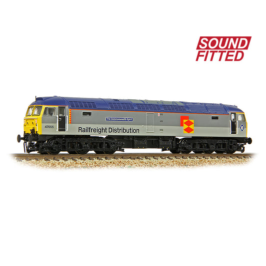 Graham Farish 372-263SF Class 47/4 47555 The Commonwealth Spirit BR RF Dist Euro