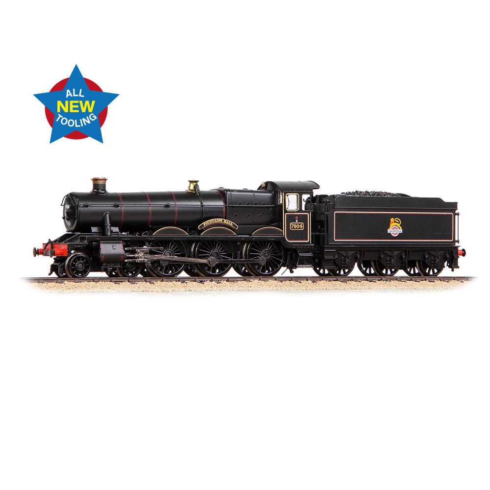Graham Farish 372-451 GWR 7904 Fountains Hall BR Lined Black (Early Emb.) N