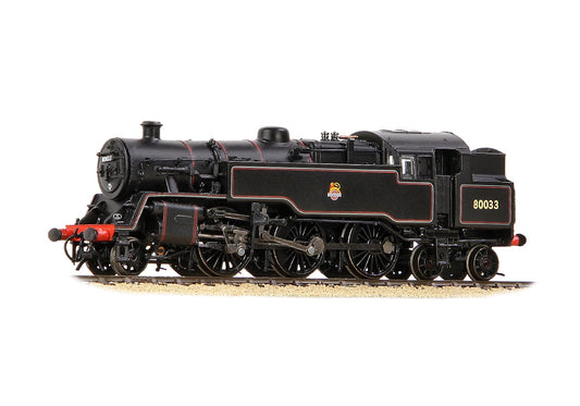 Bachmann 372-535A BR Standard 4MT Tank 80033 BR Lined Black Early Emblem N Gauge
