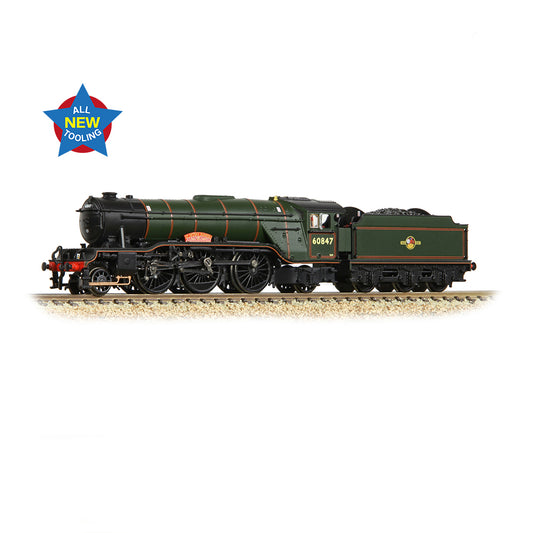 Graham Farish 372-614 LNER V2 60847 St Peter's School BR Lined Green Late Crest