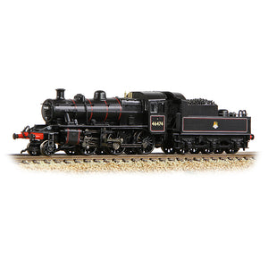 Graham Farish 372-626B LMS Ivatt 2MT 46474 BR Lined Black Early Emblem N Gauge
