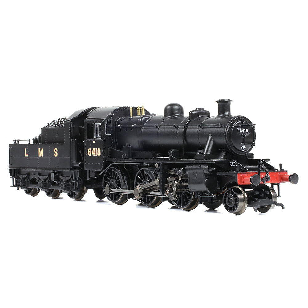 Graham Farish 372-627A LMS Ivatt 2MT 6418 LMS Black N Gauge