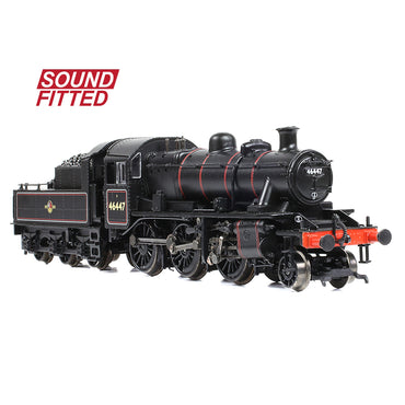 Graham Farish 372-628ASF LMS Ivatt 2MT 46447 BR Lined Black (Late Crest) N Gauge