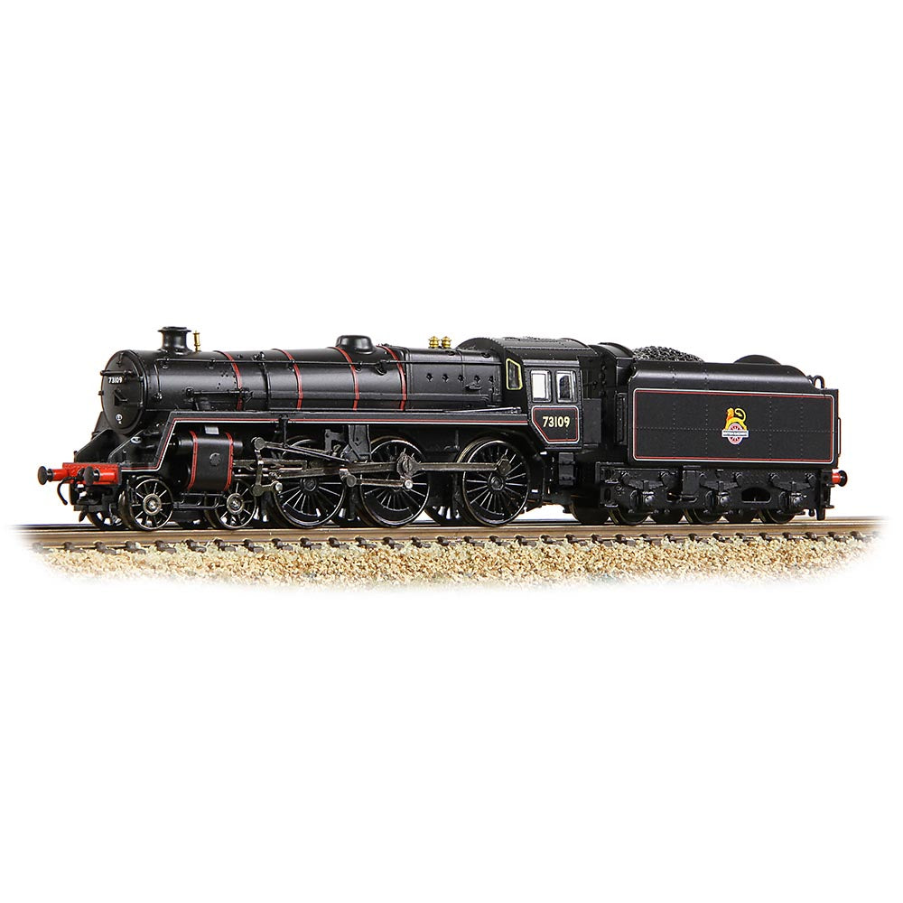 Graham Farish 372-727A BR Standard 5MT with BR1B Tender 73109 BR Lined Black (Early Emblem) N Gauge
