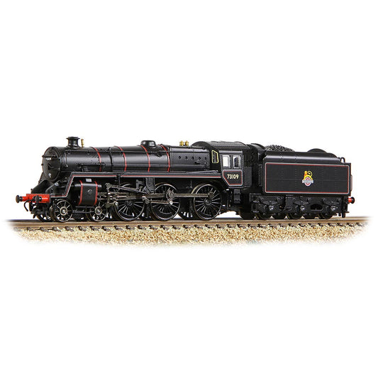 Graham Farish 372-727A BR Standard 5MT with BR1B Tender 73109 BR Lined Black (Early Emblem) N Gauge