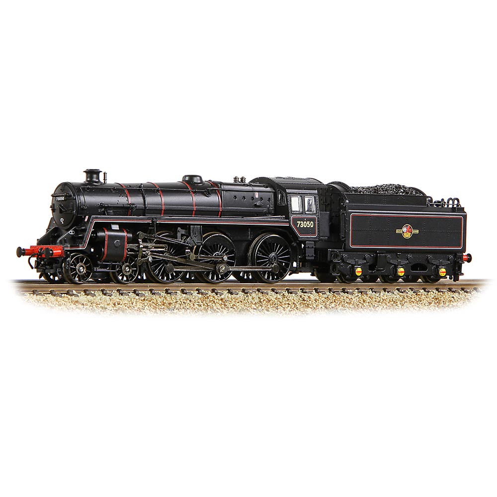 Graham Farish 372-729 BR Standard 5MT with BR1 Tender 73050 BR Lined Black (Late Crest) N Gauge
