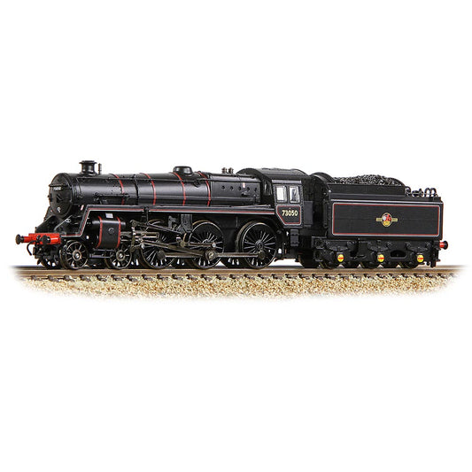 Graham Farish 372-729 BR Standard 5MT with BR1 Tender 73050 BR Lined Black (Late Crest) N Gauge