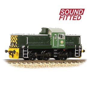 Graham Farish 372-950ASF Class 14 D9522 BR Green (Wasp Stripes)