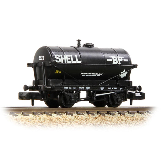 Graham Farish 373-660 14T Tank Wagon 'Shell/BP' Black