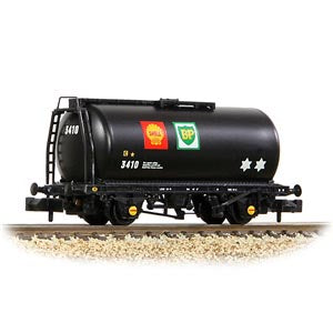 Graham Farish 373-778B BR 45T TTA Tank Wagon 'Shell/BP' Black N Gauge
