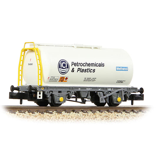 Graham Farish 373-789 BR 45T TTA Tank Wagon 'ICI Petrochemicals' White N Gauge