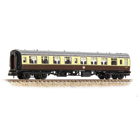 Graham Farish 374-014C BR Mk1 TSO Tourist Second Open BR (WR) Chocolate & Cream N Gauge