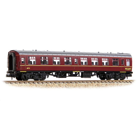 Graham Farish 374-018 BR Mk1 TSO Tourist Second Open WCRC Maroon N Gauge