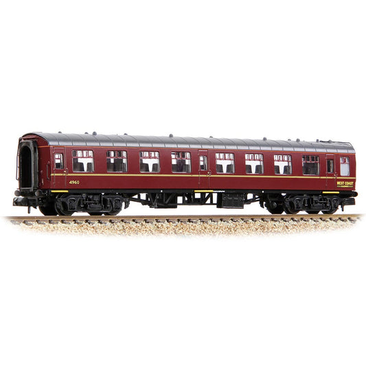 Graham Farish 374-018A BR Mk1 TSO Tourist Second Open WCRC Maroon N Gauge
