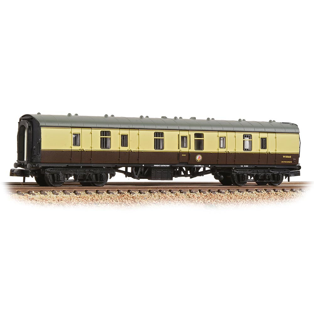 Graham Farish 374-038A BR Mk1 BG Brake Gangwayed BR (WR) Chocolate & Cream