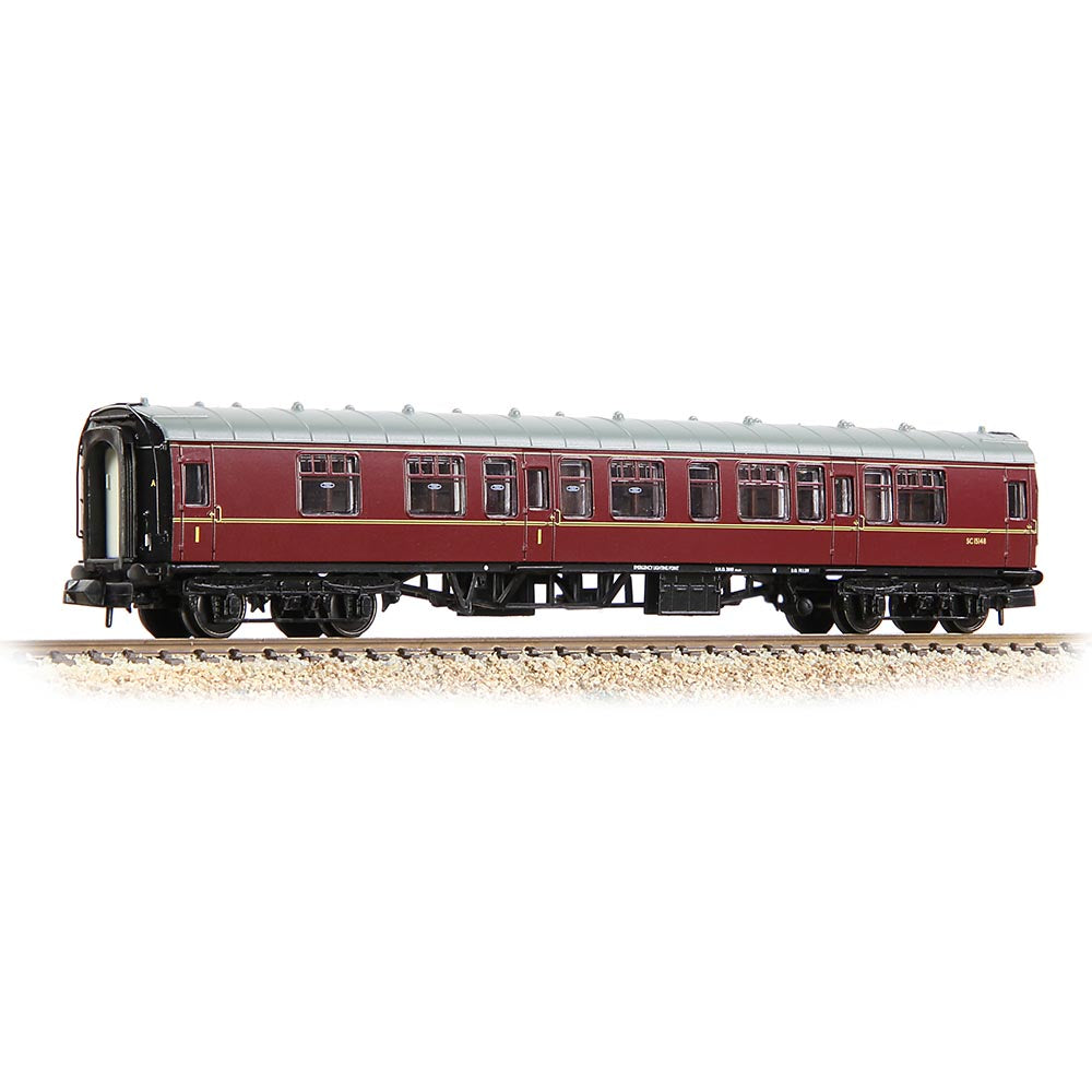 Graham Farish 374-257E BR Mk1 CK Composite Corridor BR Maroon N Gauge