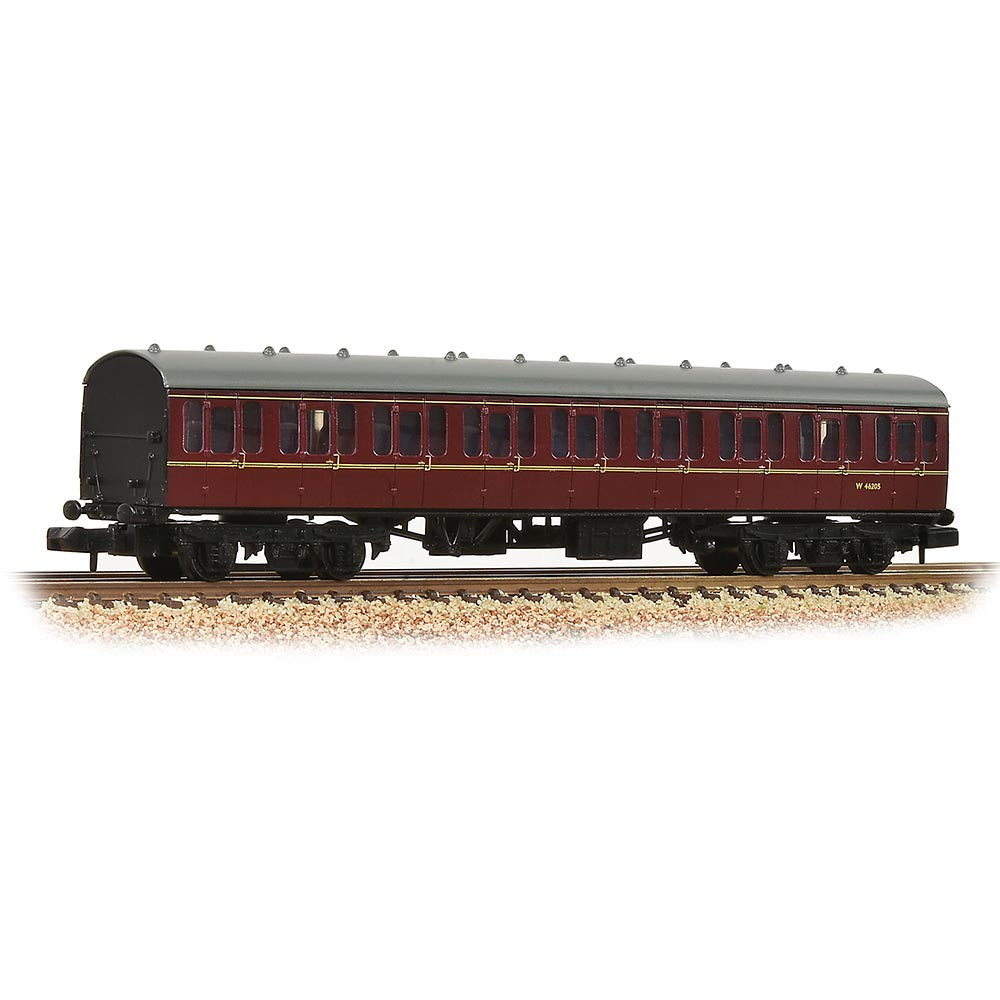 Graham Farish 374-271C BR Mk1 57ft 'Suburban' S Second BR Maroon
