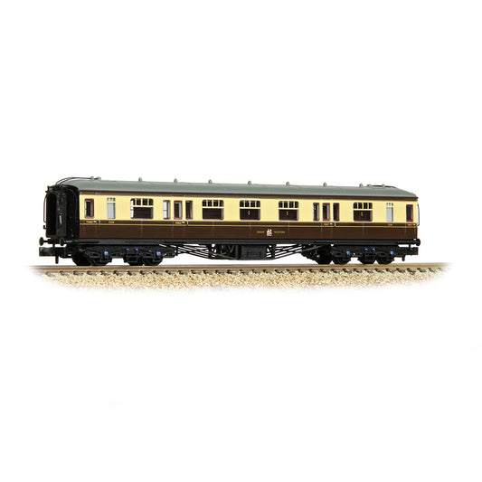 Graham Farish 374-561A GWR Hawksworth Composite Corridor GWR Chocolate & Cream