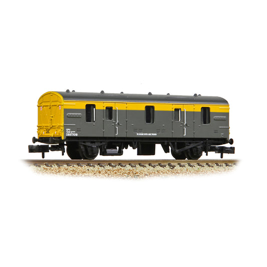 Graham Farish 374-645 BR Mk1 QPV Ex-CCT Covered Carriage Truck BR Grey & Yellow