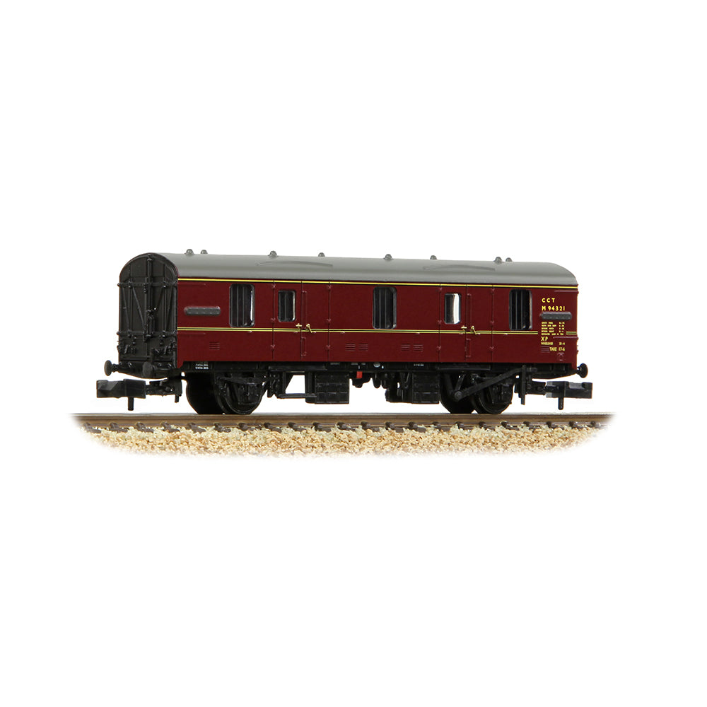 Graham Farish 374-785A BR Mk1 CCT Covered Carriage Truck BR Maroon