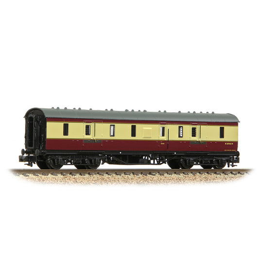 Graham Farish 374-886A LMS Stanier 50ft Full Brake BR Crimson & Cream