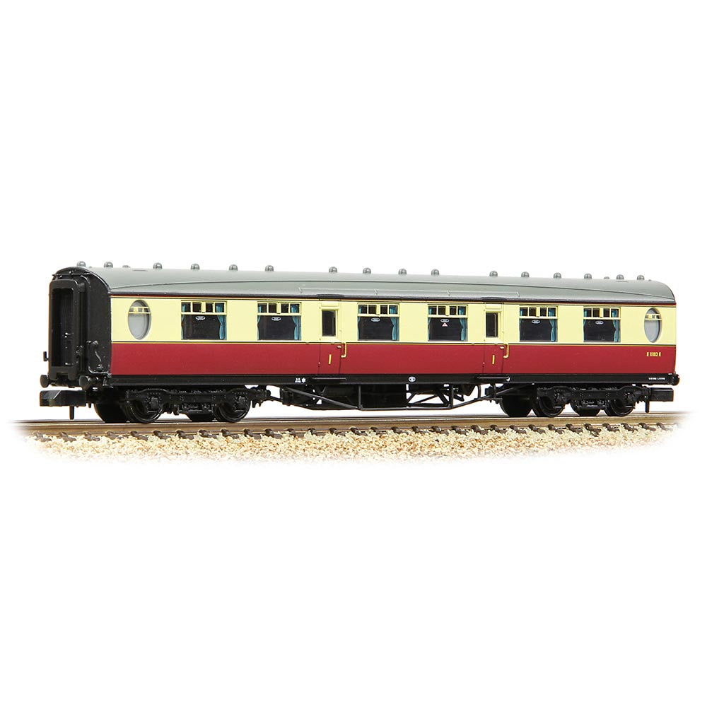 Graham Farish 376-201B LNER Thompson First Corridor BR Crimson & Cream N Gauge