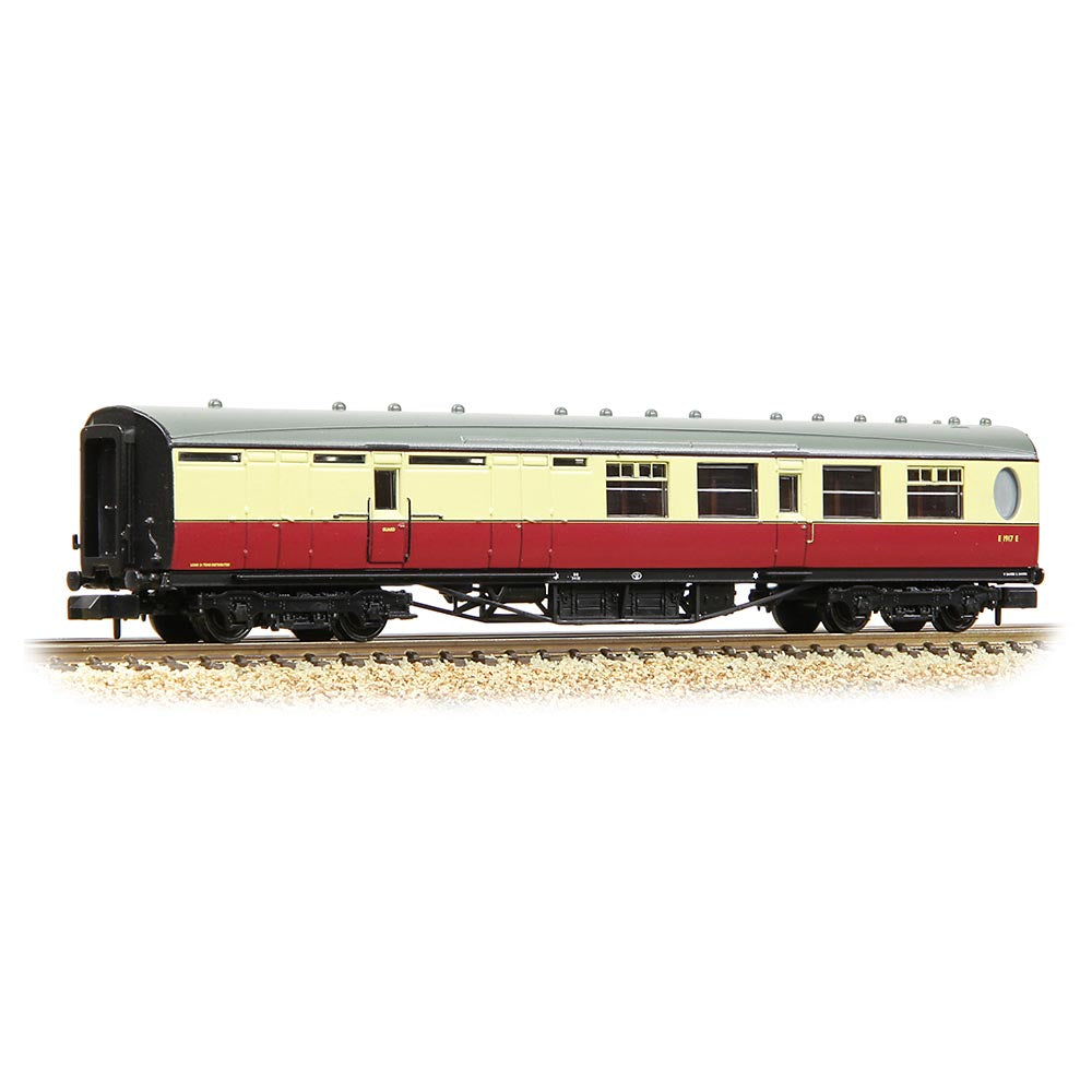 Graham Farish 376-276A LNER Thompson Brake Third Corridor BR Crimson & Cream N Gauge