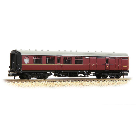 Graham Farish 376-277 LNER Thompson Brake Second Corridor BR Maroon N Gauge