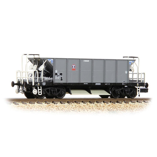 Graham Farish 377-006 BR YGB 'Stingray' Bogie Hopper Wagon Transrail Grey