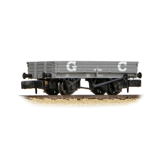 Graham Farish 377-511 3 Plank Wagon GCR Grey