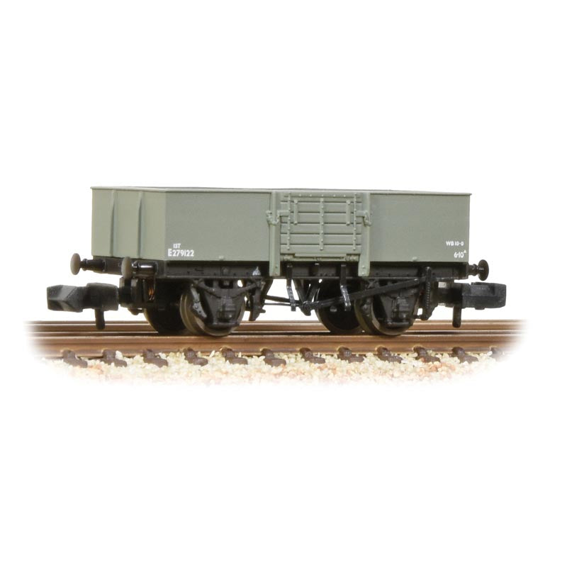 Graham Farish 377-957 LNER 13T Steel Open with Smooth Sides Wooden Door BR Grey (Early)