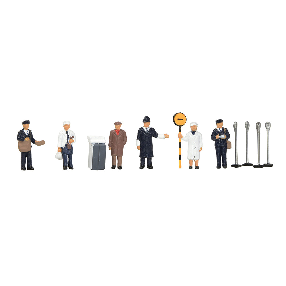 Bachmann Scenecraft 379-328 1960s/'70s Urban Workers N Gauge