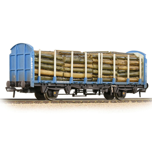 Bachmann Branchline BR OTA Timber Wagon 'Kronospan' Blue w/Load OO Gauge 38-302A
