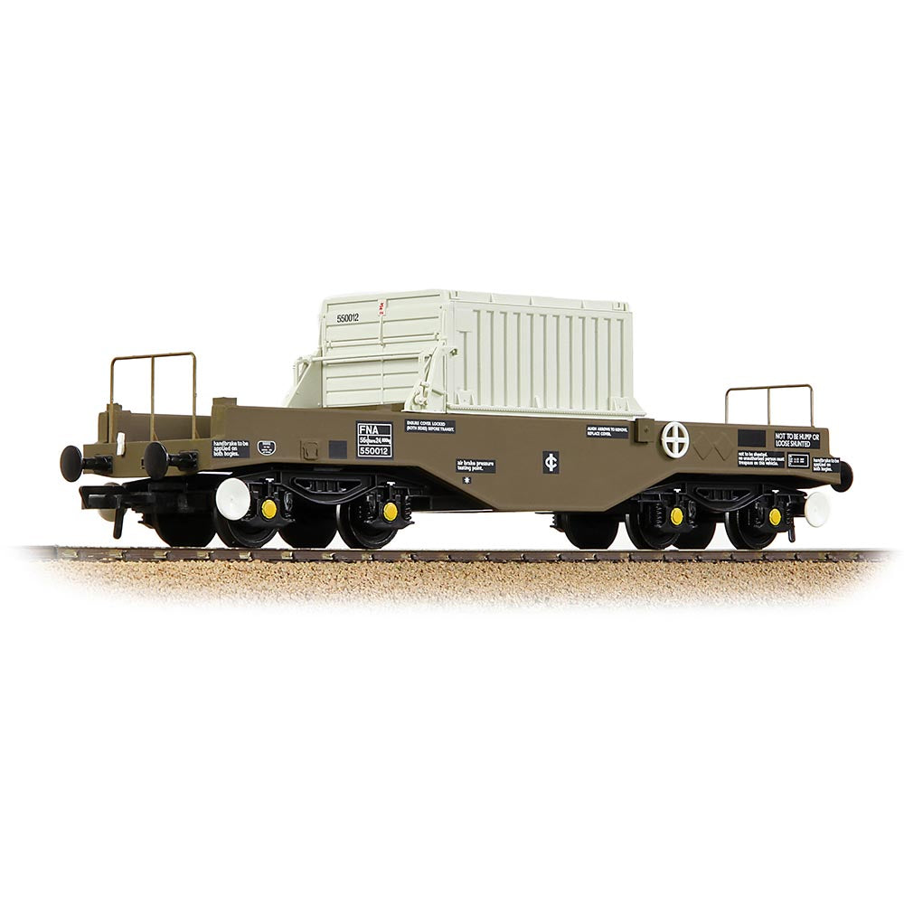 Bachmann Branchline 38-345B BR FNA Nuclear Flask Wagon Flat Floor with Flask