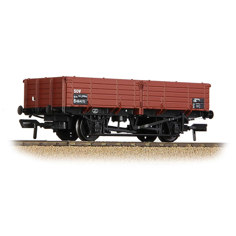 Bachmann Branchline 38-703 BR 12T Pipe Wagon BR Bauxite TOPS