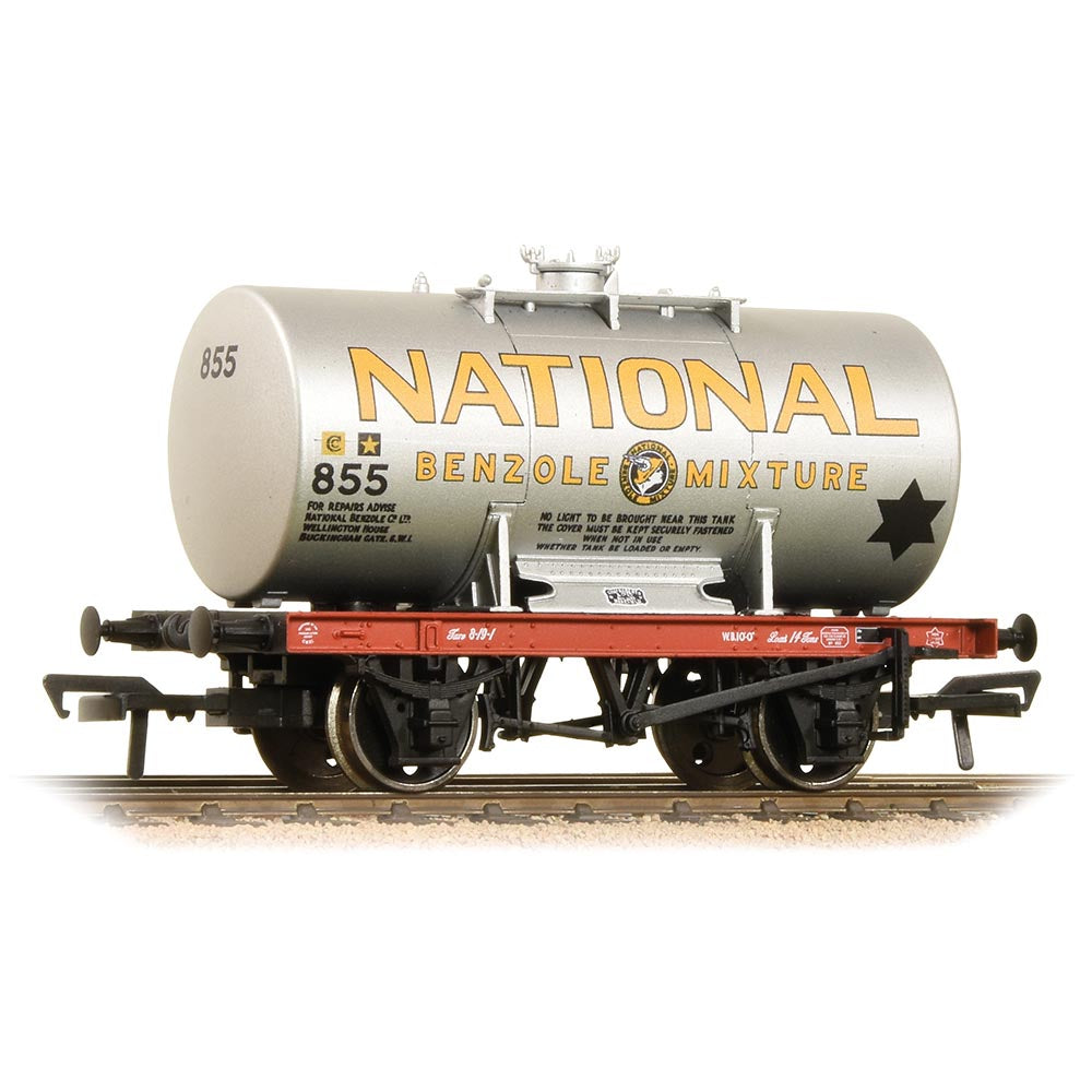 Bachmann Branchline 38-778 14T Class A Anchor-Mounted Tank Wagon 'National Benzole' Silver
