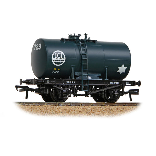 Bachmann Branchline 38-783 20T Anchor-Mounted Tank Wagon 'ICI' Blue OO Gauge