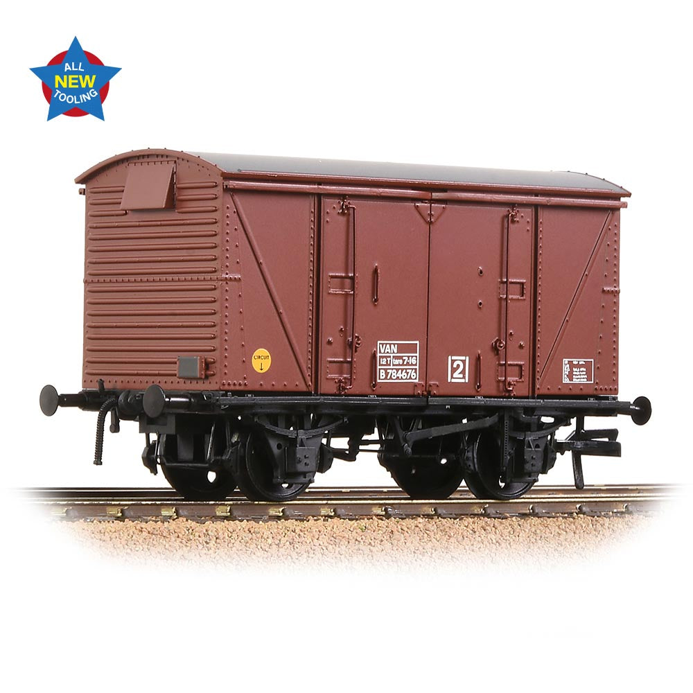 Bachmann Branchline 38-872 BR 12T 'Vanwide' Ventilated Van BR Bauxite Late VAN