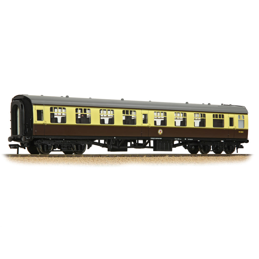 Bachmann Branchline 39-054D BR Mk1 TSO Tourist Second Open BR (WR) Choc & Cream