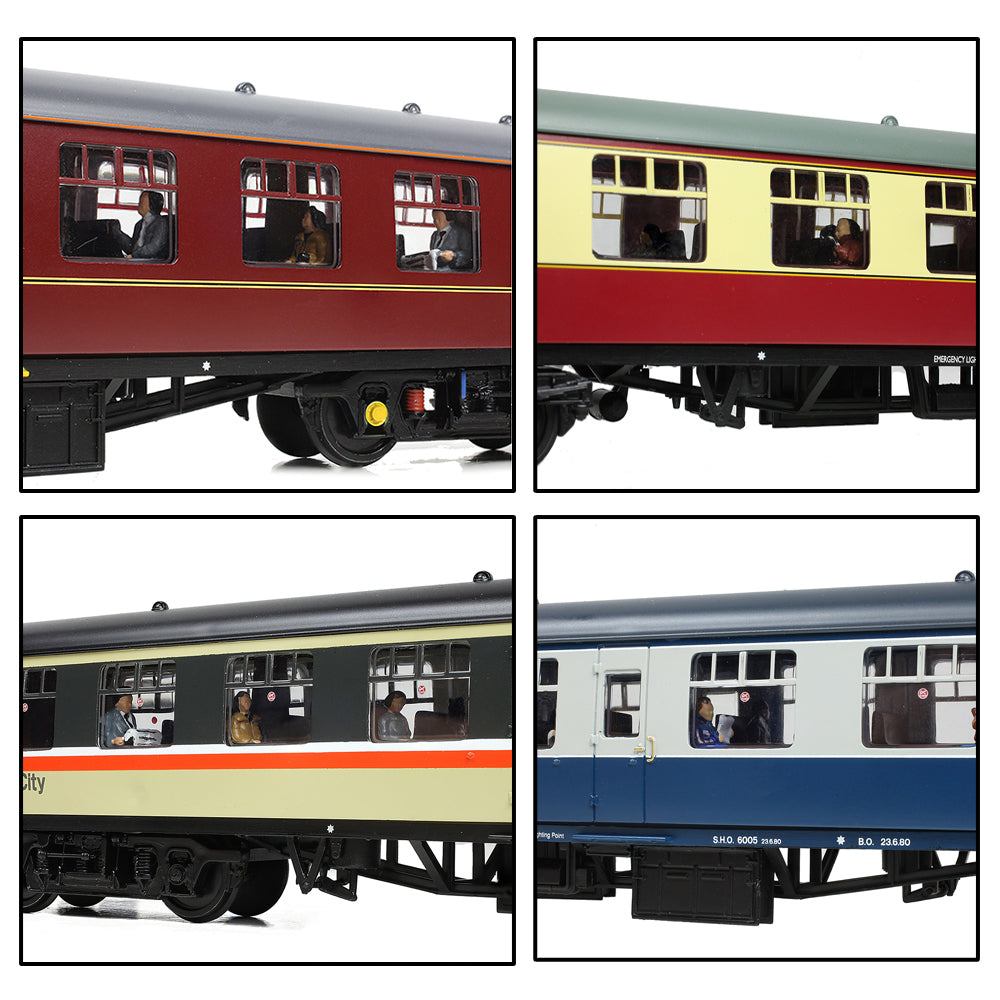 Bachmann Branchline 39-229DPF BR Mk1 BCK Brake Comp. Corridor BR WR Choc&Cream
