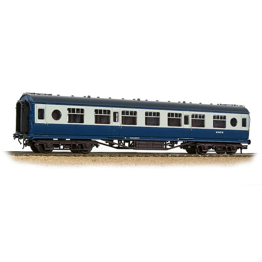 Bachmann Branchline 39-452 LMS 57ft 'Porthole' Second Corridor BR Blue & Grey