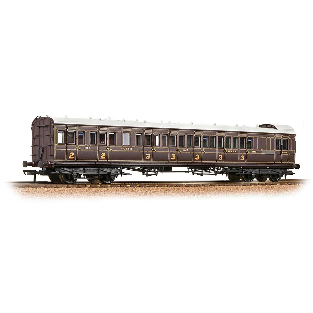 Bachmann Branchline 39-600A SE&CR 60ft Birdcage Brake Composite Lavatory SE&CR Dark Lake