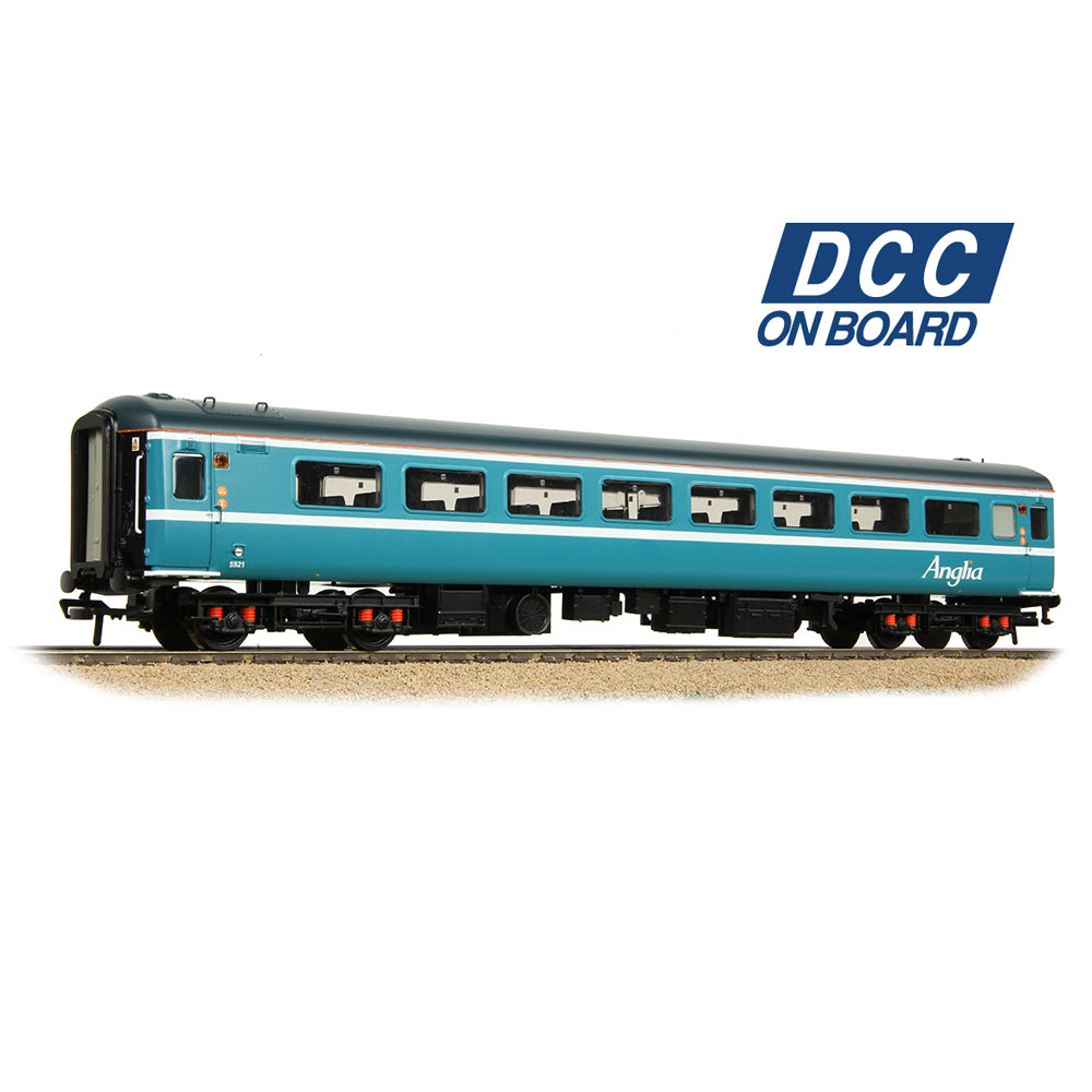 Bachmann Branchline 39-676DC BR Mk2F TSO Tourist Second Open Anglia