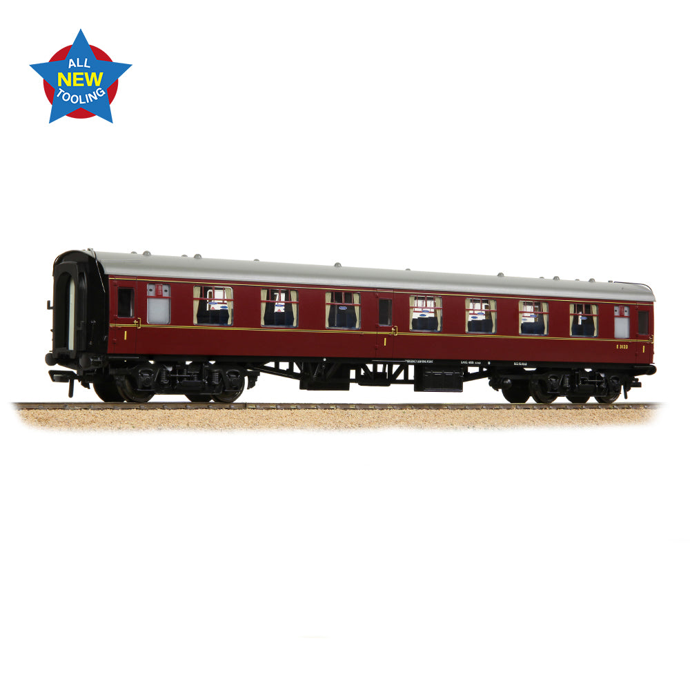 Bachmann Branchline 39-826A BR MK1 FO First Open BR Maroon
