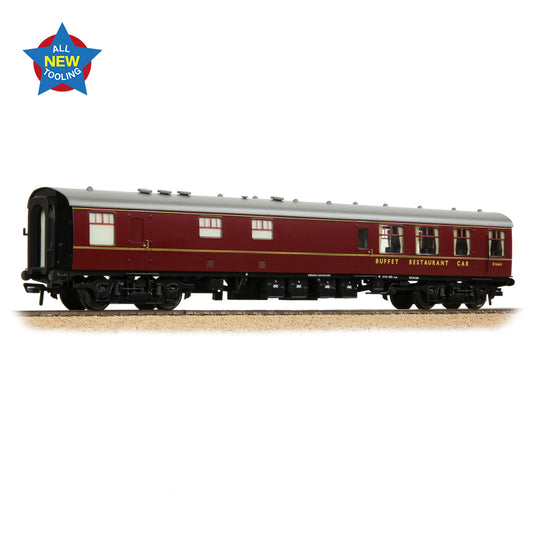 Bachmann Branchline 39-850 BR MK1 RB Restaurant Buffet BR Maroon