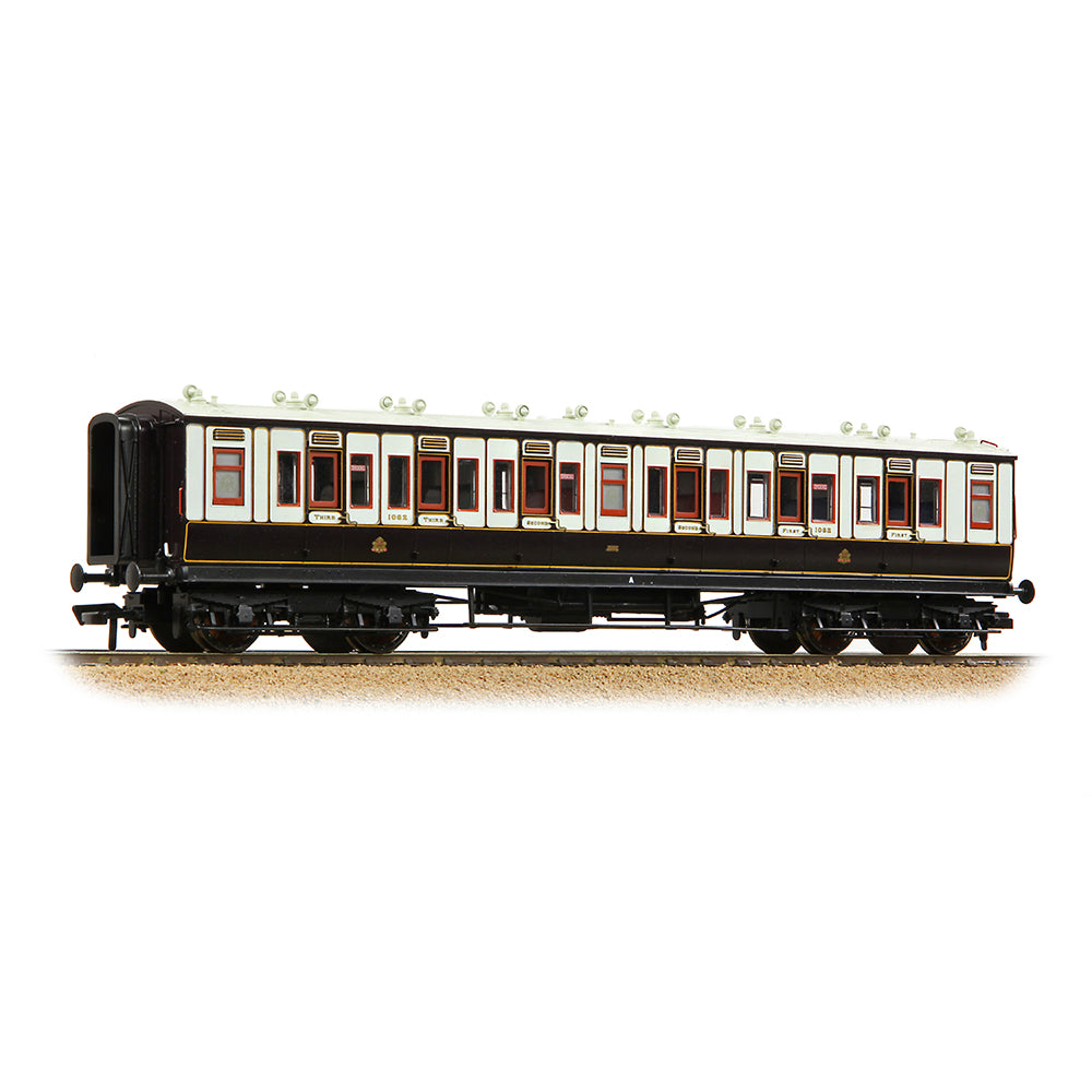 Bachmann Branchline 39-860 LNWR 50ft Arc Roof Tri-Composite Corridor LNWR